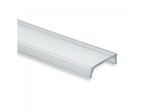 2m LED Aluprofil Abdeckung – Klar – 12,4 mm – für LED Streifen