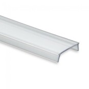 3 Meter klare LED-Profilabdeckung – 11,5 mm Breite – Diffusor für gleichmäßige Lichtverteilung – für LED Streifen, kompatibel mit P17 und P23 – Einfache Montage durch Klicksystem