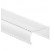 2 Meter Opal LED-Profilabdeckung für LED-Streifen – 25,8 mm Breite – C2-Klasse – Diffusor für gleichmäßige Lichtverteilung – Hochwertige Aluminiumausführung