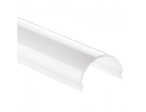 2m LED Alu Profil Abdeckung – Opal – 25,8mm – C4 – Diffuses Licht