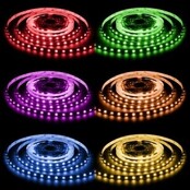 24V 96W Zigbee LED Streifen RGB + Warmweiß 300 LEDs 5m PRO SET – Smart Home-fähig, dimmbar, 2500-2700K Warmweiß, 5 Meter, inkl. Netzteil & Controller