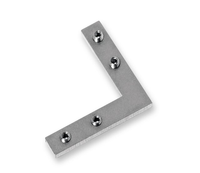 4 x LED-Profil XL04, XL05, XL06, XL07 Eckverbinder mit 90° Winkeln – inkl. Montageschrauben, kompatibel mit 10 mm breiten LED-Profilen, präzise Verbindungstechnik