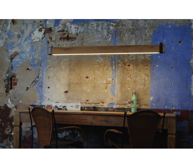 LED Eichenholz Hängeleuchte - 100 cm - Dual White Licht (2700K & 6500K) - Dimmbar - Energieeffizient - Modernes Design - Perfekt für Wohnzimmer oder Küche LED Eichenholz Hängeleuchte - 100 cm - Dual White Licht (2700K & 6500K) - Dimmbar - Energieeffizient - Modernes Design - Perfekt für Wohnzimmer oder Küche