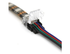 Wasserdichter Verbinder für RGB LED Streifen 10mm – IP65 Steckkupplung