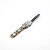 Wasserdichter Verbinder für 10mm RGB LED-Streifen – IP67 Schutz, 10mm Breite, für flexible LED-Beleuchtung, einfache Montage, robuste Kunststoffausführung