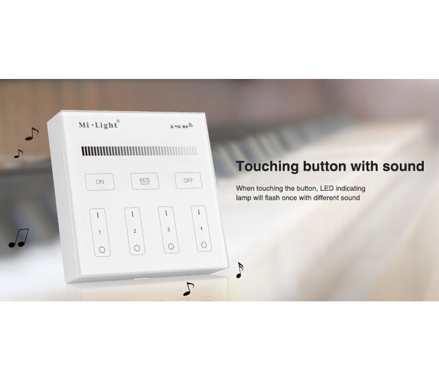 Drahtloser LED-Wanddimmer für einfarbige LED-Streifen – 12-24V, 4A, 96W, Touch-Bedienung, kompatibel mit RGBW-LEDs, inkl. Fernbedienung, einfach zu installieren, dimmbar, für Wohn- und Gewerberäume Drahtloser LED-Wanddimmer für einfarbige LED-Streifen – 12-24V, 4A, 96W, Touch-Bedienung, kompatibel mit RGBW-LEDs, inkl. Fernbedienung, einfach zu installieren, dimmbar, für Wohn- und Gewerberäume