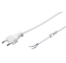 LED Treiber Stromkabel – Weiß / Schwarz– 1m – für LED Streifen & Beleuchtung
