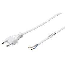 LED Treiber Stromkabel – Weiß / Schwarz– 1m – für LED Streifen & Beleuchtung