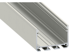 LED XL Alu-Profil 2m mit Abdeckung 40x31mm für LED Streifen – XL31ALU