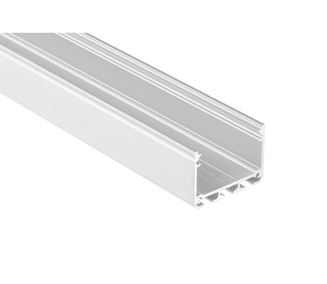 LED Aluminiumprofil XL 200 cm mit Diffusorabdeckung 40 mm x 31 mm – XL31ALU für LED Streifen, hochwertige Beleuchtungslösung, präzise Lichtlenkung, ideal für Innen- und Außenbereich, robuste Bauweise, einfache Montage
