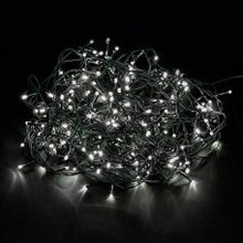 240 LED Lichterkette kaltweiß 18m IP44 für Außen Weihnachtsbaum