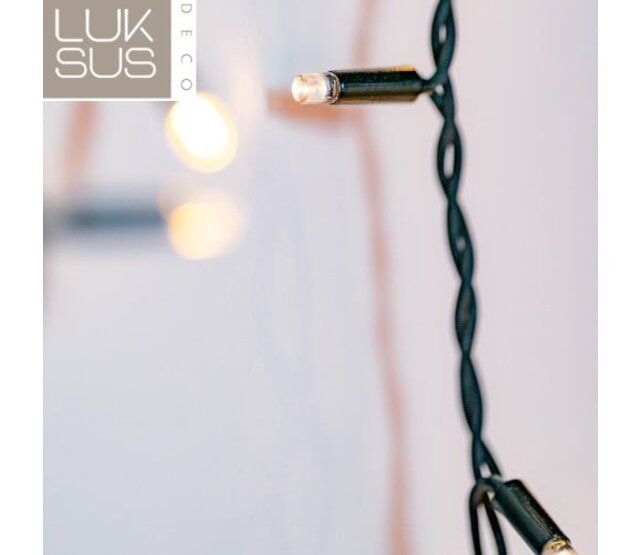 7m LED Eiszapfen Lichterkette mit 360 warmweißen LEDs, 8 Modi, Timer & Memory – Perfekt für festliche Außendekoration – LUKSUS
