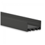 LED Aluminiumprofil PN4 C1 Schwarz, 10 m Länge