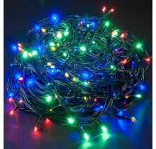 32 m LED Lichterkette mit 320 bunten LEDs, 8 Modi, IP44 für Innen- und Außenbereich – LUKSUS