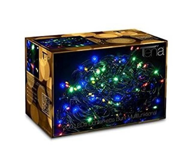 20m LED Weihnachtsbeleuchtung Multicolor – 200 LED Streifen mit 8 Lichtmodi, IP65 wasserfest, 24V Niedervolt, inkl. Netzteil – LUKSUS Premium Weihnachtsdeko 20m LED Weihnachtsbeleuchtung Multicolor – 200 LED Streifen mit 8 Lichtmodi, IP65 wasserfest, 24V Niedervolt, inkl. Netzteil – LUKSUS Premium Weihnachtsdeko