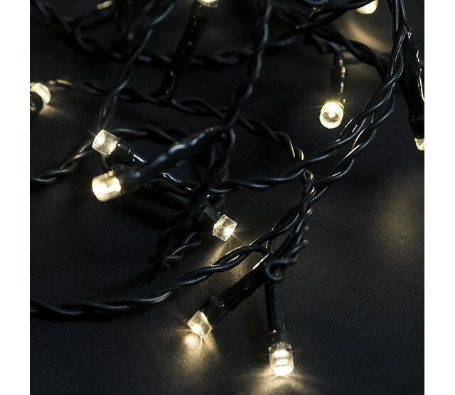 Warmweiße Weihnachtsbeleuchtung mit 240 LEDs, 8 Lichtmodi & App-Steuerung – LED-Lichterkette 24 m, dimmbar, IP44, 230V, für Innen & Außen