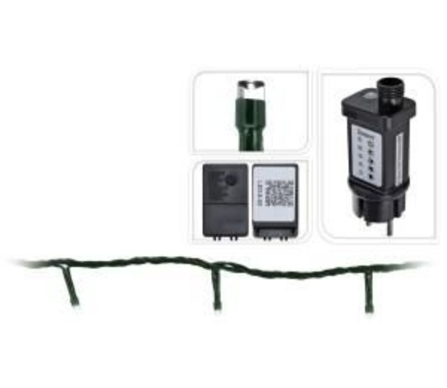 App-gesteuerter LED-Cluster für Weihnachtsbeleuchtung – 400 LEDs in extra warmweiß (2700K), 8 Helligkeitsstufen, 24V, IP44, 10m Länge – Ideal für festliche Dekoration innen und außen App-gesteuerter LED-Cluster für Weihnachtsbeleuchtung – 400 LEDs in extra warmweiß (2700K), 8 Helligkeitsstufen, 24V, IP44, 10m Länge – Ideal für festliche Dekoration innen und außen