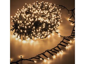 Cluster Lichterkette Weihnachten - Extra Warmweiß - 20m - 1000 LEDs