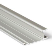 LED Streifen Wandprofil 2m mit Abdeckung 55x23mm – Aluminium W12ALU