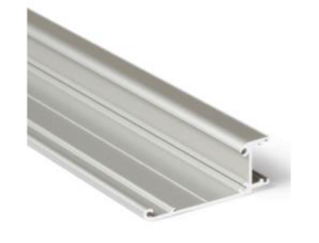 LED Streifen Wandprofil 2m mit Abdeckung 55x23mm – Aluminium W12ALU