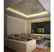 LED Deckenprofil 2 Meter mit Abdeckung – FRAME14 ALU | 200 cm Aluminiumprofil mit Diffusor für LED Streifen, ideal für indirekte Beleuchtung und moderne Raumgestaltung