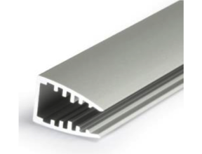 LED Alu Profil für Glasplatten 1m – 27x16,5mm – MK10 – für LED Streifen bis 10 mm