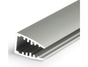 LED Alu Profil für Glasplatten 1m – 27x16,5mm – MK10 – für LED Streifen bis 10 mm