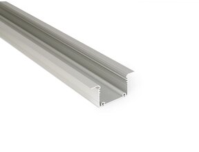 Extra großes LED-Aluminiumprofil 1m mit Abdeckung 77x36mm für LED-Streifen XL12