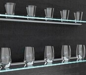 LED Streifen Aluminium Profil 27 x 16,5 mm MK12 für Glasplatten – Präzise Montage, Diffusor inklusive, optimale Lichtverteilung, 2 m Länge, ideal für indirekte Beleuchtung und moderne Raumgestaltung