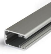 LED Streifen Aluminium Profil 27 x 16,5 mm MK12 für Glasplatten – Präzise Montage, Diffusor inklusive, optimale Lichtverteilung, 2 m Länge, ideal für indirekte Beleuchtung und moderne Raumgestaltung
