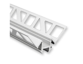 LED Streifen Aluminium Eckprofil 2,5m 33x33mm P19 Grau Aluminium