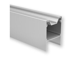 LED XXL Aluminium Profil 2m für LED Streifen – 80x60mm hohe Abdeckung XL60ALU
