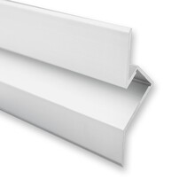 LED Streifen Einbau-Wandprofil 2m - 70mm x 19,2mm Aluminium - IB4