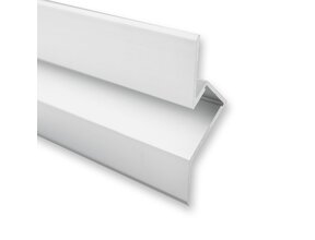 LED Streifen Einbau-Wandprofil 2m - 70mm x 19,2mm Aluminium - IB4