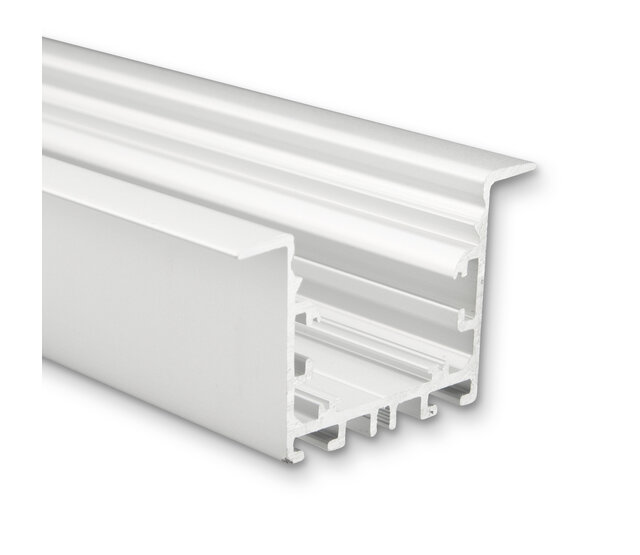 XXL LED-Aluminiumprofil 43,0 x 30,0 mm mit opaler Abdeckung für LED-Streifen – XL30ALU, hochwertige Beleuchtungslösung für indirektes Licht, perfekt für Wohn- und Gewerberäume XXL LED-Aluminiumprofil 43,0 x 30,0 mm mit opaler Abdeckung für LED-Streifen – XL30ALU, hochwertige Beleuchtungslösung für indirektes Licht, perfekt für Wohn- und Gewerberäume