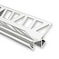 LED Streifen Aluminium Profil 2,5 m 33x33 mm P18 – Grau, Montageprofil für LED-Beleuchtung, 250 cm Länge, 33 mm Breite, 33 mm Höhe, mit P18 Opal-Diffusor
