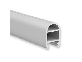 LED Profil für Garderobe 2m mit Abdeckung 19x30mm – Geeignet für G4 LED