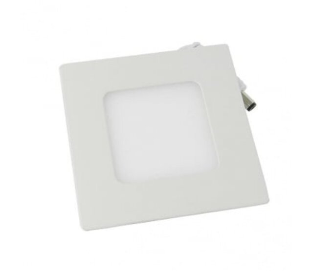 230V LED Einbauleuchte 3W (3000K warmweiß) quadratisch, 3 Watt, 230 Volt, dimmbar, IP20, für Decken- oder Wandmontage, energieeffizient, ideal für Wohn- und Gewerberäume