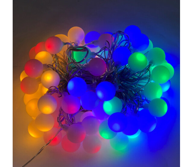 80 LED Feestbeleuchtung Multicolor – 12 Meter IP44 Wasserdicht – 12V Niederspannung, 5050 SMD LEDs für Innen- und Außenbereiche, perfekt für Partys, Events und Dekoration
