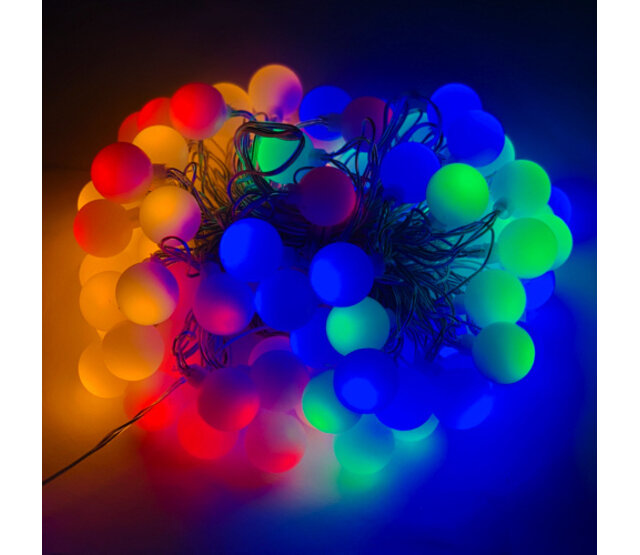 80 LED Feestbeleuchtung Multicolor – 12 Meter IP44 Wasserdicht – 12V Niederspannung, 5050 SMD LEDs für Innen- und Außenbereiche, perfekt für Partys, Events und Dekoration