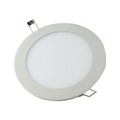 230V LED Einbaustrahler 9W warmweiß (2700K), rund, dimmbar, IP44, 60° Abstrahlwinkel, 806 lm, Ø 90 mm, Einbautiefe 50 mm, für Decken- und Wandmontage
