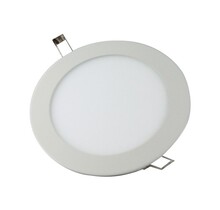 230V LED Einbaustrahler 9W warmweiß (2700K), rund, dimmbar, IP44, 60° Abstrahlwinkel, 806 lm, Ø 90 mm, Einbautiefe 50 mm, für Decken- und Wandmontage