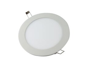 230V LED Einbaustrahler 9W warmweiß rund – 806 lm, dimmbar, IP44, Ø 90 mm