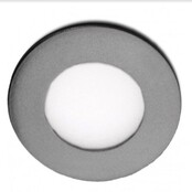 12V LED Einbauspot dimmbar, 3W, warmweiß (3000K), rund, IP44, 120° Abstrahlwinkel – Für Wohn- und Außenbereiche