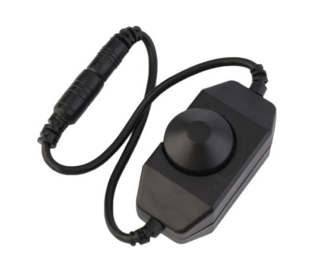 LED-Dimmer für 12V & 24V LED-Streifen, PWM-Technologie, max. 8A (96W bei 12V / 192W bei 24V), Drehregler für präzise Helligkeitssteuerung, ideal für Innen- und Außenbeleuchtung LED-Dimmer für 12V & 24V LED-Streifen, PWM-Technologie, max. 8A (96W bei 12V / 192W bei 24V), Drehregler für präzise Helligkeitssteuerung, ideal für Innen- und Außenbeleuchtung