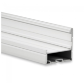 LED Aluminium Profil 200 cm mit Diffusor, 40,10 mm x 40,10 mm, für LED Streifen – CXL19.03ALU, Montagezubehör inklusive, hochwertige Lichtleiste LED Aluminium Profil 200 cm mit Diffusor, 40,10 mm x 40,10 mm, für LED Streifen – CXL19.03ALU, Montagezubehör inklusive, hochwertige Lichtleiste