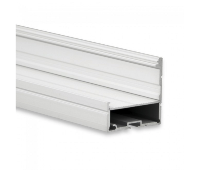 LED Aluminium Profil 200 cm mit Diffusor, 40,10 mm x 40,10 mm, für LED Streifen – CXL19.03ALU, Montagezubehör inklusive, hochwertige Lichtleiste LED Aluminium Profil 200 cm mit Diffusor, 40,10 mm x 40,10 mm, für LED Streifen – CXL19.03ALU, Montagezubehör inklusive, hochwertige Lichtleiste
