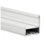 Luksus LED Aluminium Profil 200 cm mit Diffusor, 40,10 mm x 40,10 mm, für LED Streifen – CXL19.03ALU, Montagezubehör inklusive, hochwertige Lichtleiste