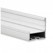 LED Aluminium Profil 200 cm mit Diffusor, 40,10 mm x 40,10 mm, für LED Streifen – CXL19.03ALU, Montagezubehör inklusive, hochwertige Lichtleiste LED Aluminium Profil 200 cm mit Diffusor, 40,10 mm x 40,10 mm, für LED Streifen – CXL19.03ALU, Montagezubehör inklusive, hochwertige Lichtleiste