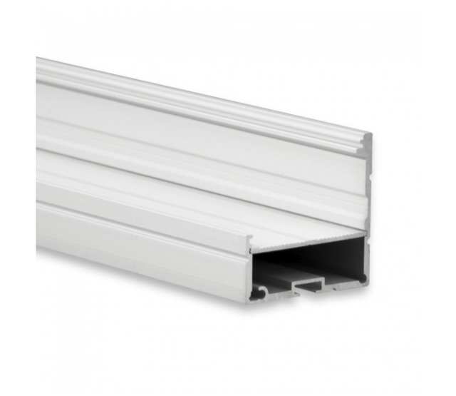 LED Aluminium Profil 200 cm mit Diffusor, 40,10 mm x 40,10 mm, für LED Streifen – CXL19.03ALU, Montagezubehör inklusive, hochwertige Lichtleiste LED Aluminium Profil 200 cm mit Diffusor, 40,10 mm x 40,10 mm, für LED Streifen – CXL19.03ALU, Montagezubehör inklusive, hochwertige Lichtleiste